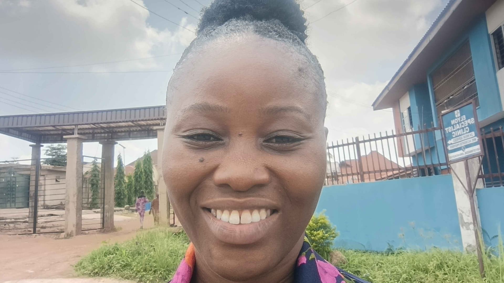 This is me, Morebise Mofoluwaso, smiling. It’s a soft, real smile — the kind that comes after going through a lot and still choosing to stand strong.