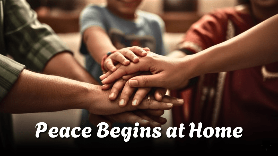 A close-up of family member's hands stacked gently together, symbolizing unity, love, and support across generations.