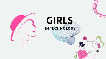 Girls in Technology working freely with freedom