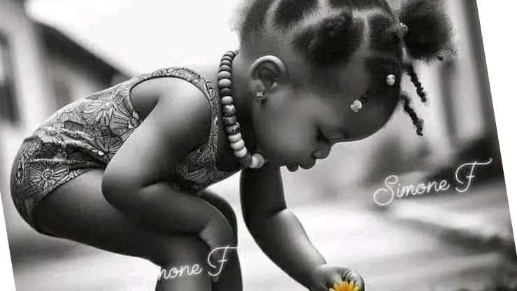 Girl planting 