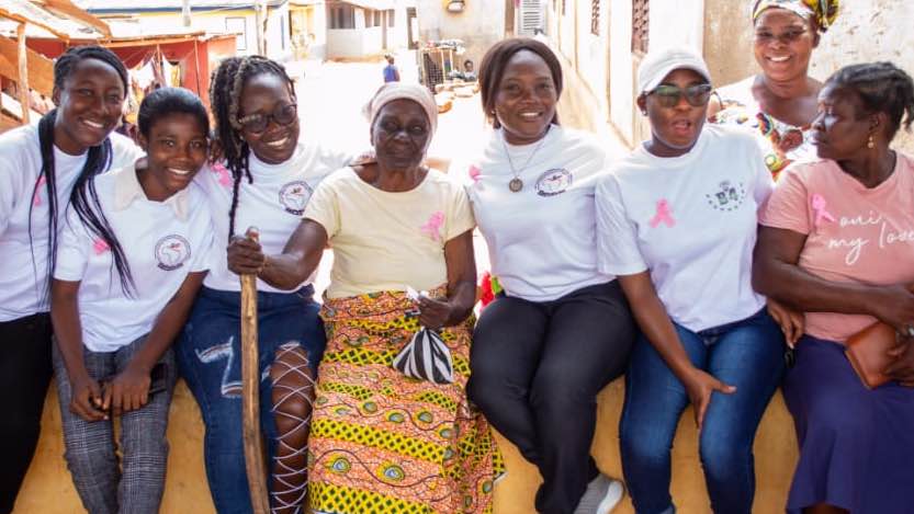 Many including the young and old women were excited about the exercise.