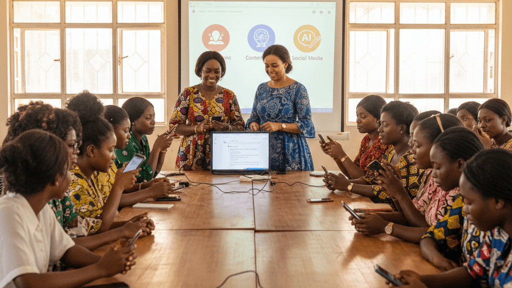 Digital training of women 