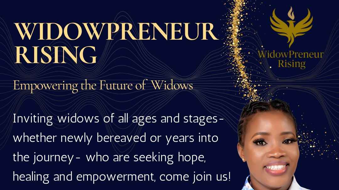 WidowPreneur Rising poster created by my team