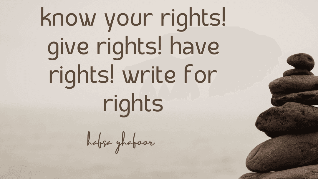 this is all about rights!